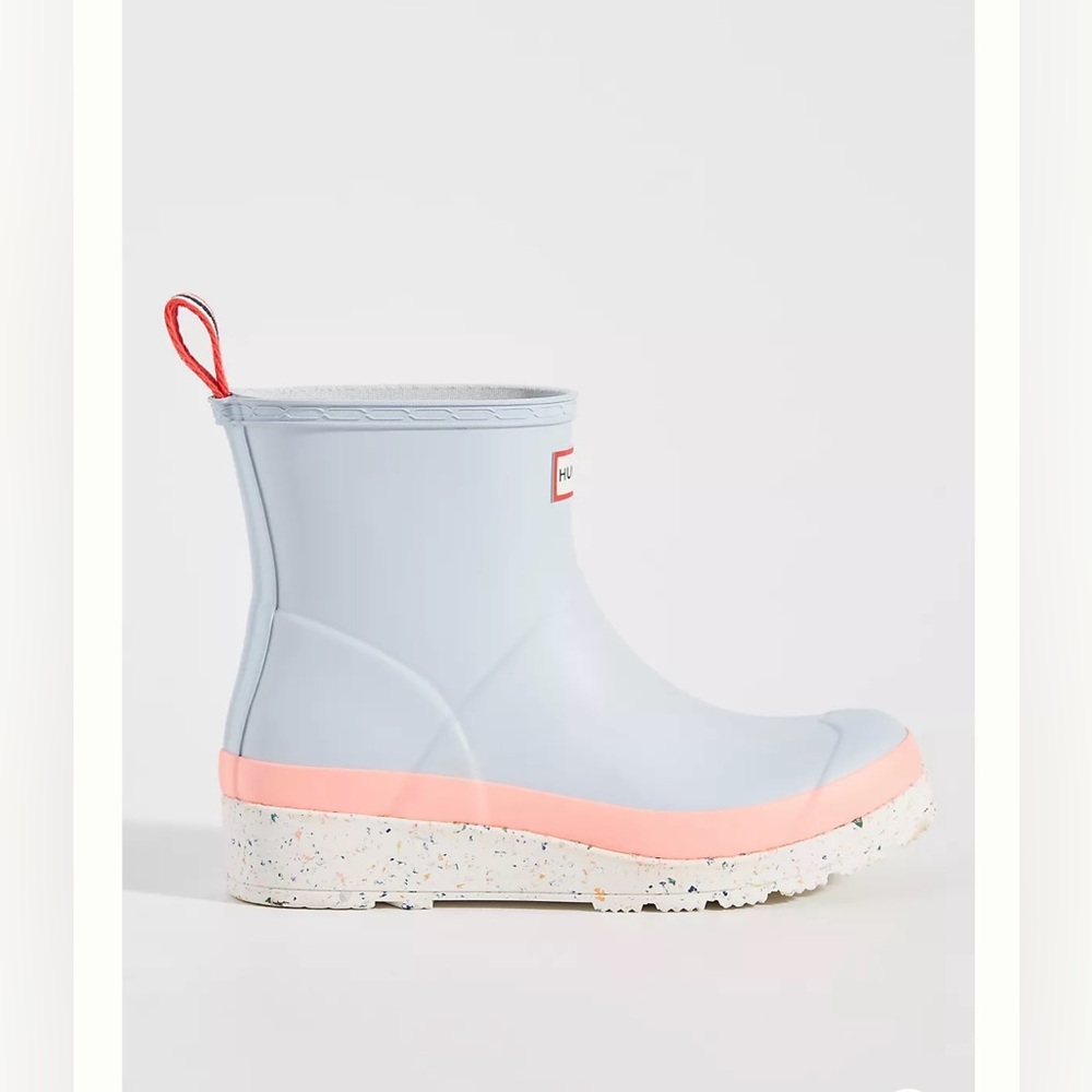Hunter Original Short Speckled Rain Boots, Size 8